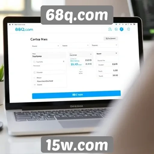 Avaliação das funcionalidades de pagamento do site 68q.com