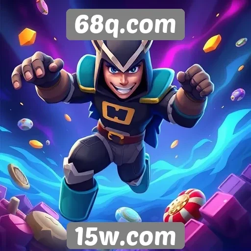 Variedade de jogos disponíveis em 68q.com